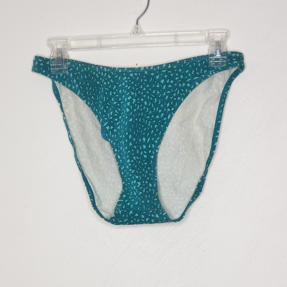 Vintage Y2K Xhilararion Cheetah Print High Cut Bikini Bottom Size XL